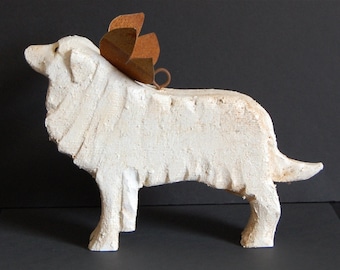 carved great pyrenees