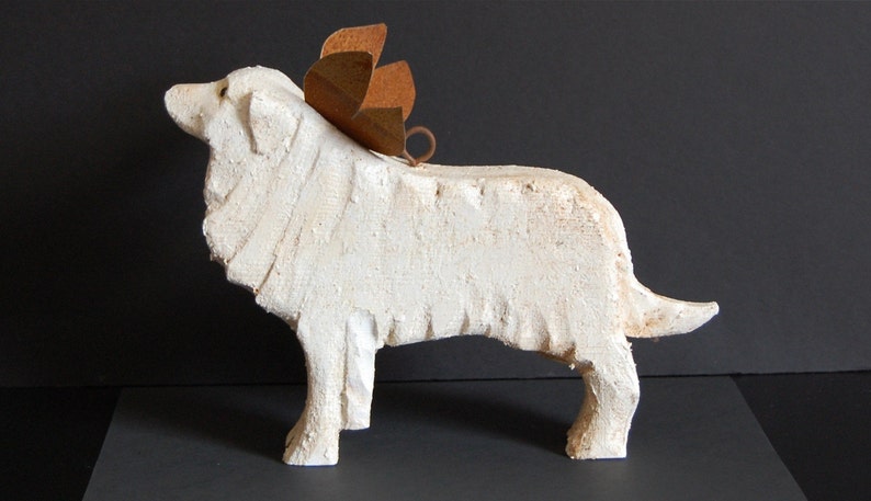 carved great pyrenees image 1