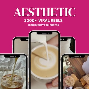 2000+ Aesthetic Faceless Video, Instagram Video Template, Master Resell Faceless Reels, Mrr Plr Instagram Reels Digital Marketing |