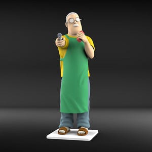 Taro Sakamoto - Figura impressa em 3D dos dias de Sakamoto