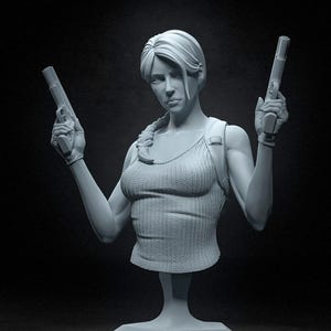 ララ・クロフト - トゥームレイダー 3Dプリントフィギュア