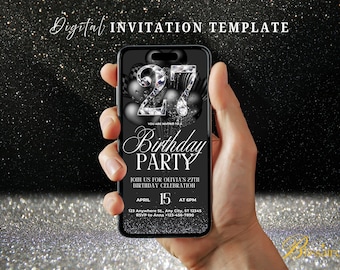 27 Dresses Birthday Party Invitation: Trendy Canva Template (5x7" Digital Download - Etsy Israel 27 Dresses Birthday Party Invitation: Trendy Canva Template (5x7" Digital Download - Etsy Israel