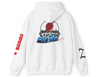 Drift Nissan 350z Car Enthusiast Hoodie, JDM Racing Sweatshirt, Car Lover