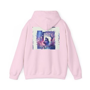 Sudadera con capucha unisex de mezcla pesada, sudadera con capucha a juego para él y para ella, regalo de relación, sudadera con capucha de aniversario, sudadera para el día de San Valentín