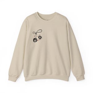 Good Luck Sweatshirt, Lucky Charm Jumper, Fortune Pullover, Positive Vibes Crewneck, Gift for Luck, Unisex Winter Top