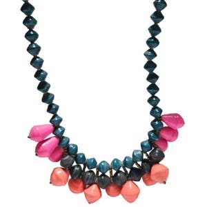 Handgemachte Papier Perle klobige Halskette Eco freundliche Recycling-Schmuck Mode Frauen