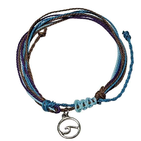 Handmade String Bracelet Silver Charm Fashion Jew… - image 1