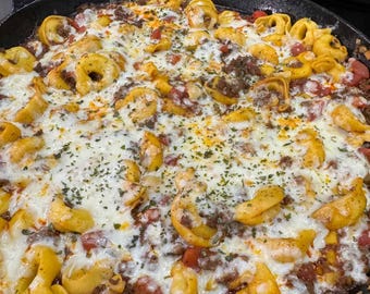 Hungry Hippo Cafe Beef Enchilada Tortellini Recipe Easy Budge Friendly Family Meal