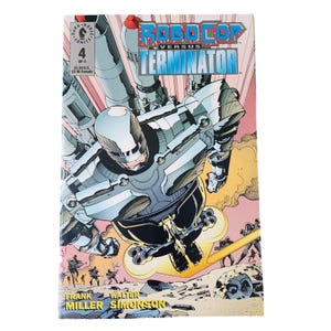 Dark Horse Robocop Versus Terminator #4 1992 Comic Book Collector Bagged Boarded