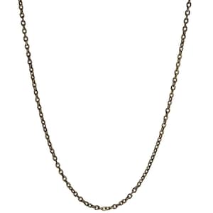 Vintage goudkleurige schakelketting antieke afwerking minimalistische sieraden mode