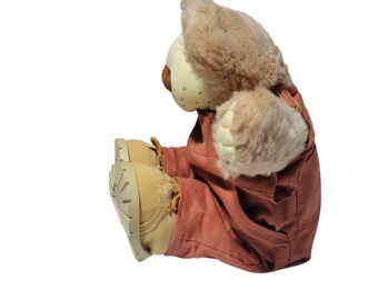 Vintage 80s Furskin Dudley Bear 22 Inch Plush Xavier Roberts