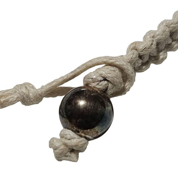 Handcrafted Macrame Necklace Multicolor Beads Rus… - image 4