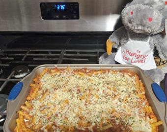 The Hungry Hippo Cafe Baked Ziti Pasta Easy Budget Friendly Family Meals Freezer Prep