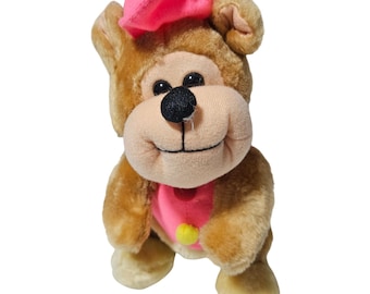 ヴィンテージ ピンクベア ぬいぐるみ：1970年代のコレクターズアイテム