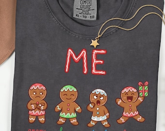 Four Gingerbreads Christmas PNG, Funny Gingerbread Man PNG, Christmas png, Christmas Gingerbread png, Christmas Cookie PNG, Goofy Xmas png
