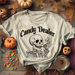 Candy Dealer Skeleton PNG, Funny Halloween Shirt Design, Retro Skeleton Clipart, Sarcastic Halloween Sublimation, Dark Humor png Design