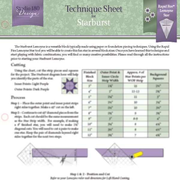 Starburst Lemoyne Technique Sheet