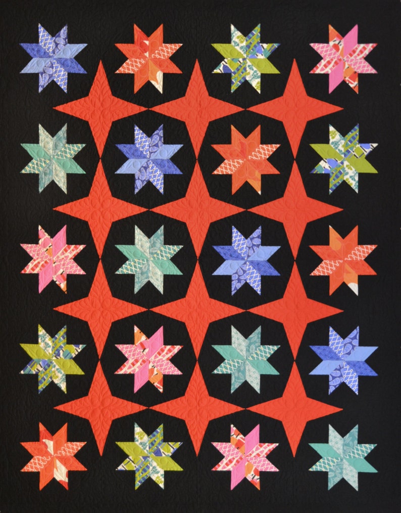 Whirling Lemoynes Quilt Pattern image 1