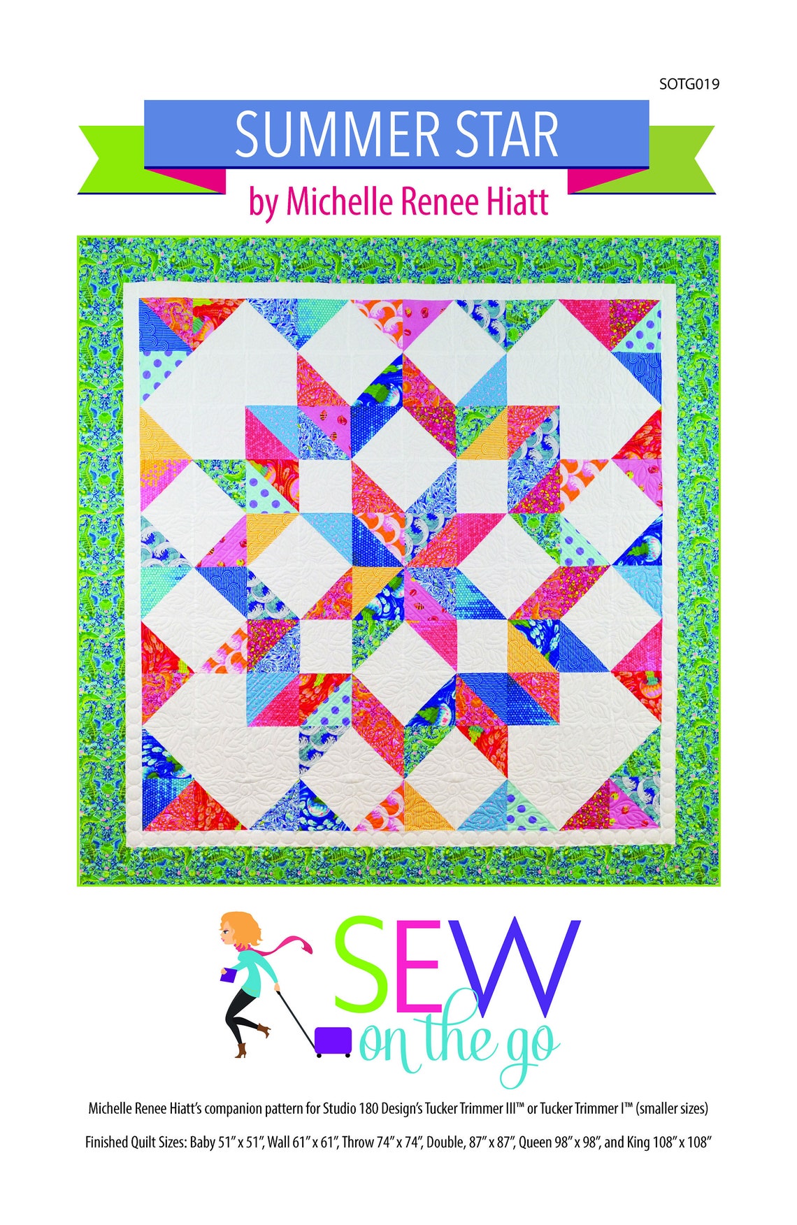 Summer Star Quilt Pattern Etsy