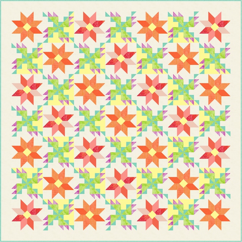 Moonlight Garden Quilt Pattern image 4