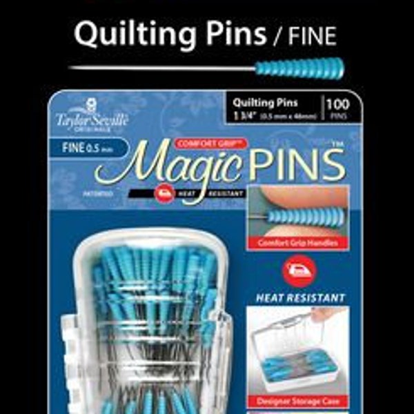 Magic Pins Quilting Fine 1 3/4in, 100 pins #219577