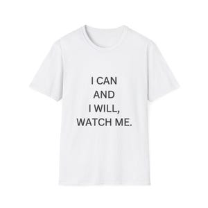 Motivational Workout T-Shirt, Fitness Tee, Gym Shirt, Inspirational Exercise Top, Exercise Apparel