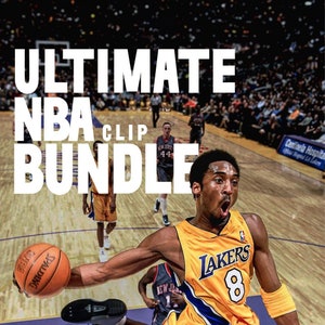 May include: A basketball player wearing a yellow jersey with the number 8 and the word "LAKERS" on it, is jumping up to shoot a basketball. The player is wearing black shoes and has a determined expression on his face. The background shows a basketball court with a crowd of people in the stands.