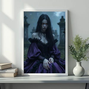 Dark Enchantress – Gothic Digital Fantasy Artwork