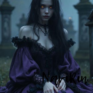 Dark Enchantress – Gothic Digital Fantasy Artwork