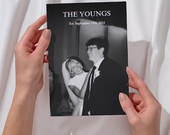 Vintage Hochzeits-Postkarte Dankes-Karten