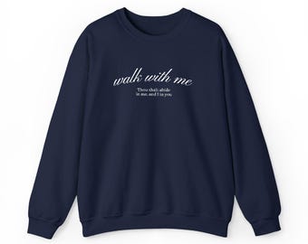 Geh mit mir | Minimalistischer Rundhalsausschnitt