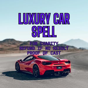 Dream Car Manifestation Spell, Attract Luxury Car
