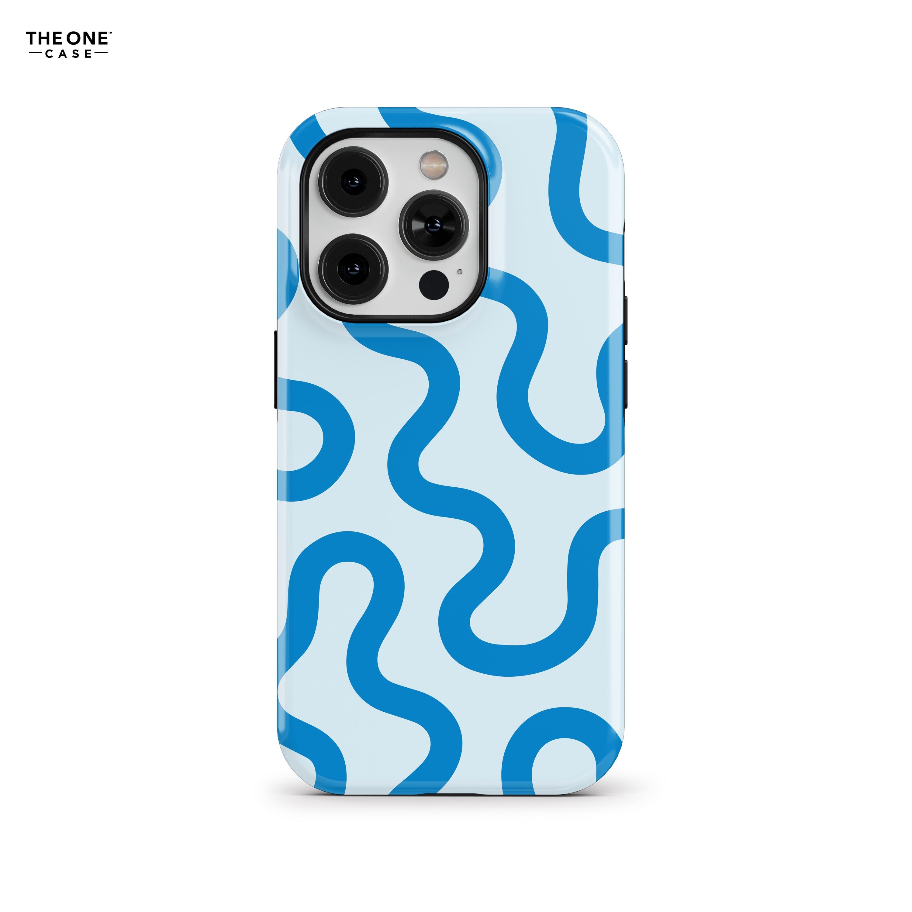 Royal Blue SWIRL Phone Case for iPhone 16e 15 14 Pro Max Plus