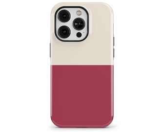 Rosy Dawn Phone Case for iPhone 17 16e 15 14 13 12 11 Pro, Samsung Galaxy S25 S24 S21 Plus, Google Pixel 10 9 8 – Dual Color Case | SCG-DC28