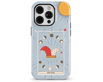 The Fool Tarot Card Phone Case for iPhone 16 15 14 13 12 Pro Max, Samsung Galaxy S24 S23, Google Pixel – Vintage Tarot Deck Case | TMC-TAR01