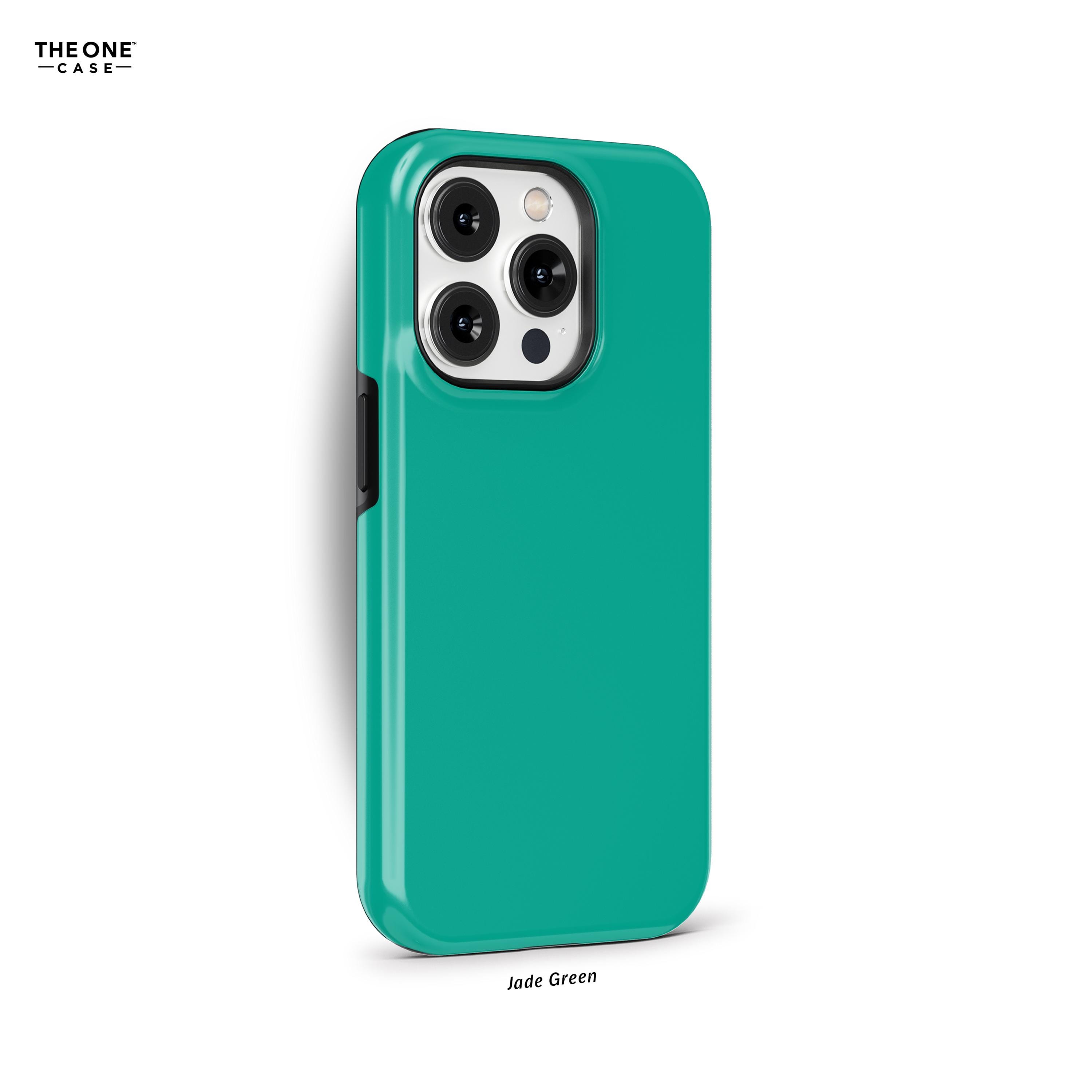 Jade Green Phone Case for iPhone 16e 15 14 13 12 11 Pro Max