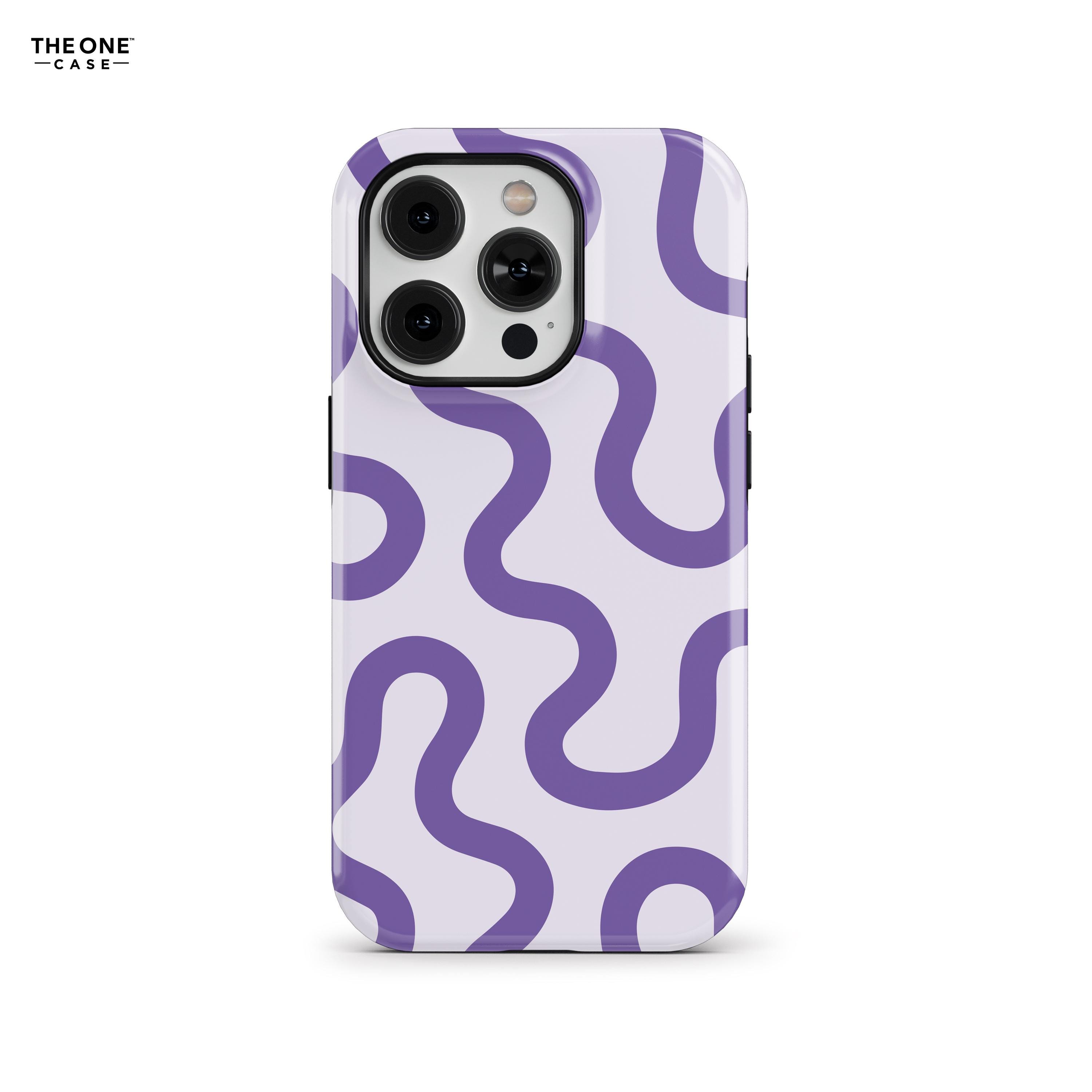 Lavender SWIRL Phone Case for iPhone 16e 15 14 Pro Max Plus SE