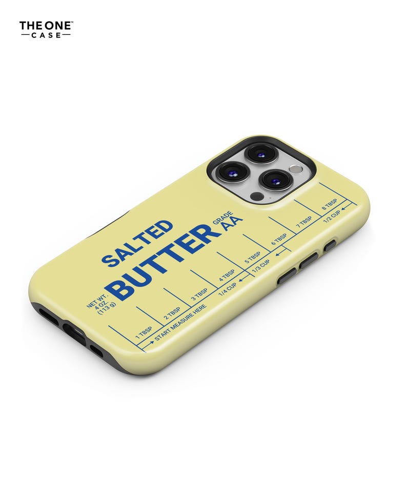 Salted Butter Phone Case - Funny Foodie Cover for iPhone 17 16e 15 14 13 11 Pro Max, Samsung Galaxy, Google Pixel 10 9 8, MagSafe | FUN-FD01 immagine 7