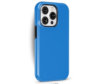 Cobalt Blue Phone Case for iPhone 16e 15 14 13 12 11 Pro Max, Samsung Galaxy S25 S21, Google Pixel – Solid Color Minimalist Case | SCG-SC49