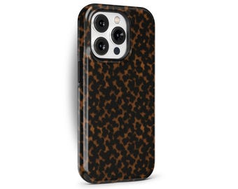 Tortoise Shell Phone Case for iPhone 17 16 15 14 13 11 Pro Max, Samsung Galaxy S26 S25 S23, Google Pixel 10 9 8 7 - MagSafe Cover | PCM-AB07
