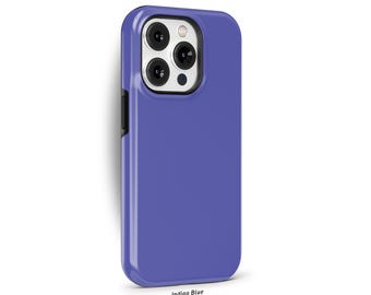 Indigo Blue Phone Case for iPhone 16 15 14 13 12 11 Pro Max, Samsung Galaxy S24 S23, Google Pixel – Solid Color Minimalist Case | SCG-SC30