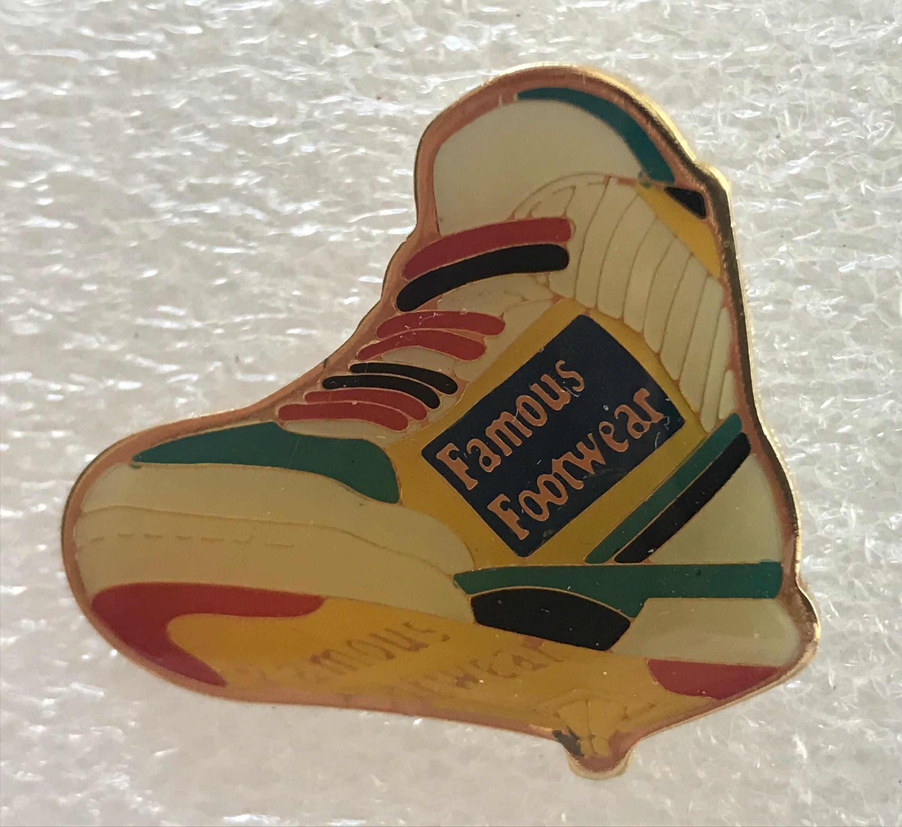 Famous Footwear Hot Air Balloon Pin Yellow High Top Sneaker Sky Aces 2 Series 4 91 Albuquerque International Fiesta Vintage Bp5000 1 Etsy