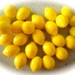 Czech Glass Fruit Lemons Vintage Beads Opaque Yellow 10/14mm Charms Earrings Bracelets Necklaces Jewelry Crafts Carmen Miranda 12