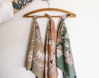 Garden Party Cotton Bandana