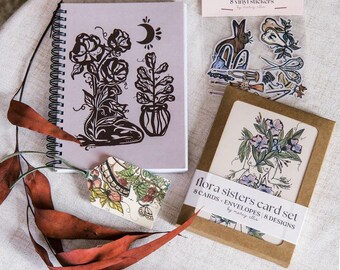 Flora Sisters Stationery Bundle