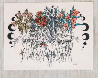 Phases of Reflection Art Print
