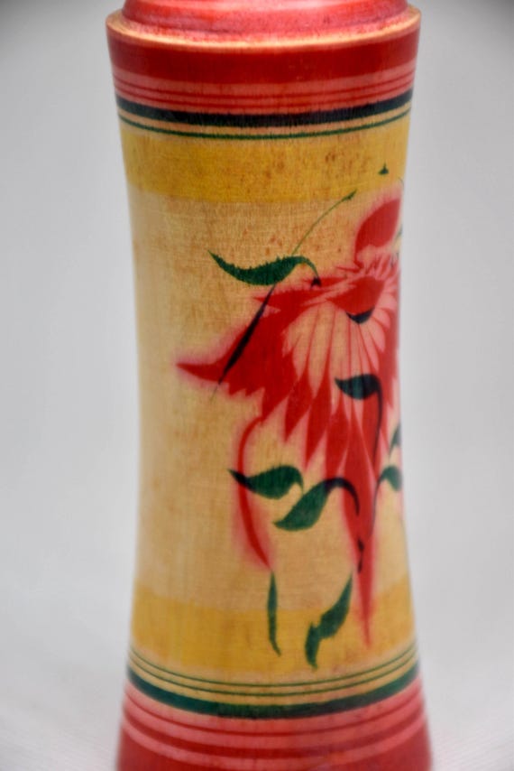日本の鳴子風こけし | 伝統工芸品 | ヴィンテージ木製玩具（日本製