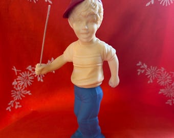 Vintage Avon “Marching Proud” Cologne Bottle/Figurine,USA-Signed