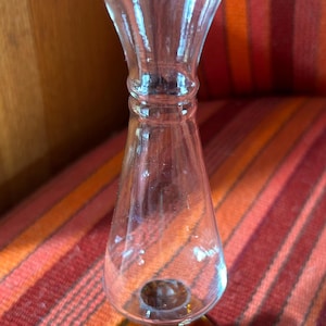 Vintage Art Deco Glass Bud Vase
