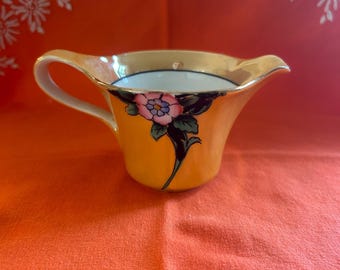 Vintage Noritake Lusterware Porcelain Creamer-Japan-Signed